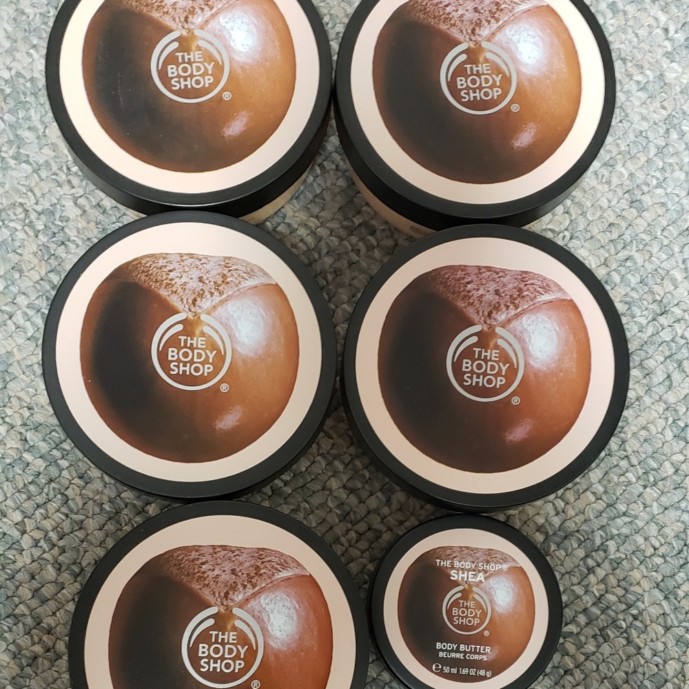 NWOT 6× The Body Shop Shea body butter